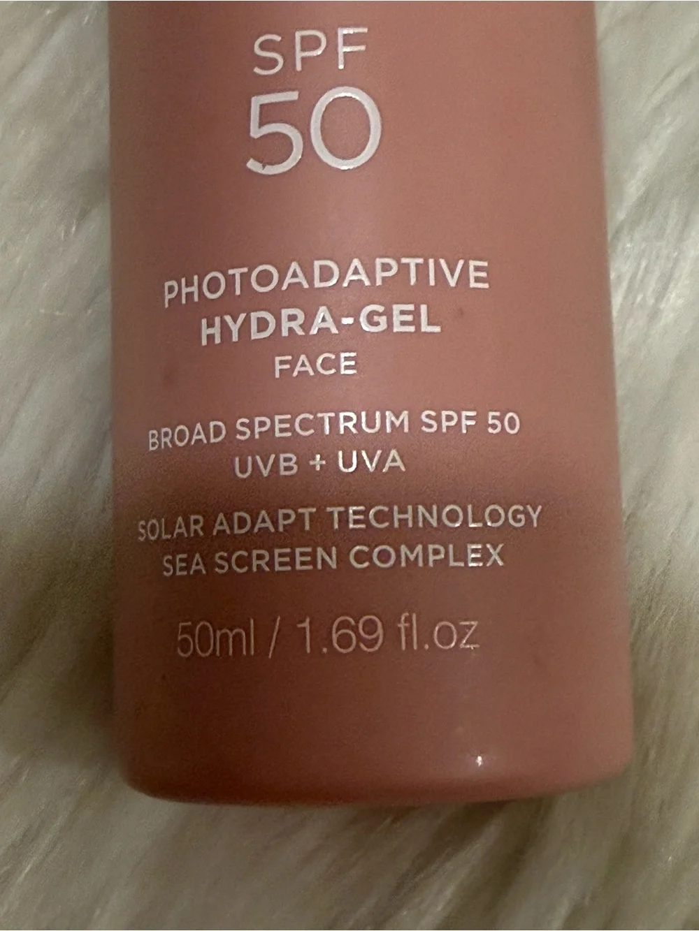 Tan—Luxe Sci - Tech Sunscreen SPF 50 Pink Face Hydra Gel Face Sunscreen New